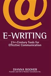 Book cover of E-Writing by Dianna Booher