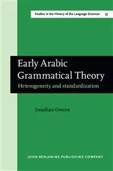 Book cover of Early Arabic Grammatical Theory by Jonathan Owens