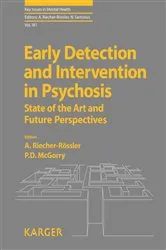 Book cover of Early Detection and Intervention in Psychosis by A. Riecher-Rössler