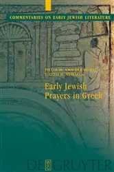 Book cover of Early Jewish Prayers in Greek by Pieter W. van der Horst