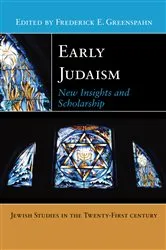 Book cover of Early Judaism by Frederick E. Greenspahn