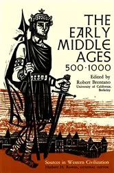 Book cover of Early Middle Ages, 500-1000 by Robert Brentano