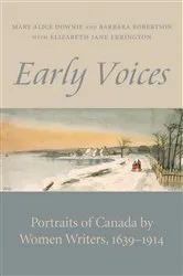 Book cover of Early Voices by Mary Alice Downie