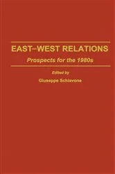 Book cover of East-West Relations by Giuseppe Schiavone
