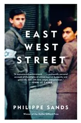 Book cover of East West Street by Philippe Sands