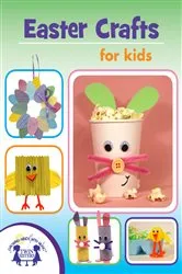 Book cover of Easter Crafts For Kids by Melanie Sugalski