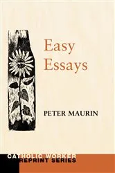 Book cover of Easy Essays by Peter Maurin