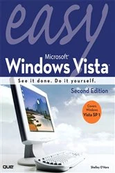 Book cover of Easy Microsoft Windows Vista (2nd ed.) by Shelley O'Hara