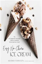 Book cover of Easy No-Churn Ice Cream by Heather Templeton