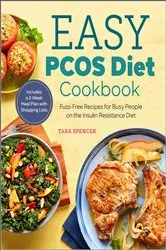 Book cover of Easy PCOS Diet Cookbook by Tara Spencer