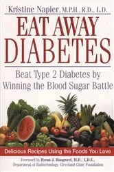 Book cover of Eat Away Diabetes by Kristine Napier