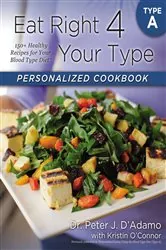Book cover of Eat Right 4 Your Type Personalized Cookbook Type A by Peter J. D'Adamo