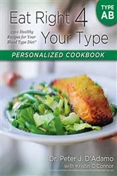 Book cover of Eat Right 4 Your Type Personalized Cookbook Type AB by Peter J. D'Adamo