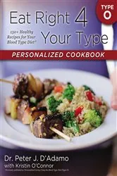 Book cover of Eat Right 4 Your Type Personalized Cookbook Type O by Peter J. D'Adamo