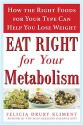 Book cover of Eat Right for Your Metabolism by Felicia Drury Kliment