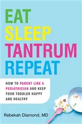 Book cover of Eat Sleep Tantrum Repeat by Rebekah Diamond