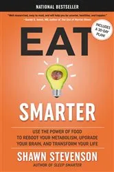 Book cover of Eat Smarter by Shawn Stevenson