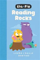 Book cover of Ebb and Flo Reading Rocks by Laura Bunting