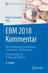 Book cover of EBM 2018 Kommentar (8th ed.) by Peter M. Hermanns