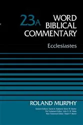 Book cover of Ecclesiastes, Volume 23A by Roland E. Murphy