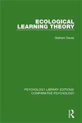 Book cover of Ecological Learning Theory by Graham Davey