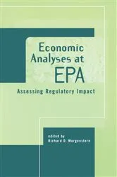 Book cover of Economic Analyses at EPA by Richard D. Morgenstern