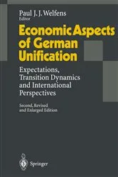 Book cover of Economic Aspects of German Unification (2nd ed.) by Paul J.J. Welfens