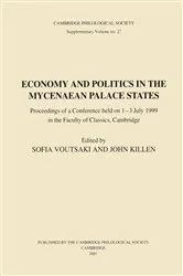 Book cover of Economy and Politics in the Mycenaean Palace States by Sofia Voutsaki