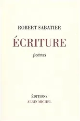 Book cover of Ecriture by Robert Sabatier