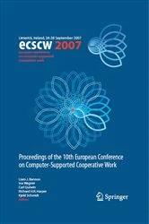 Book cover of ECSCW 2007 by Liam J. Bannon