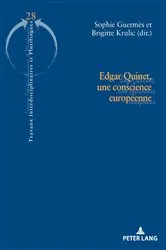 Book cover of Edgar Quinet, une conscience européenne by Unknown