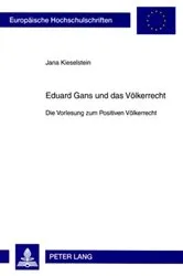Book cover of Eduard Gans und das Voelkerrecht by Jana Kieselstein