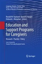 Book cover of Education and Support Programs for Caregivers by Ronald W. Toseland