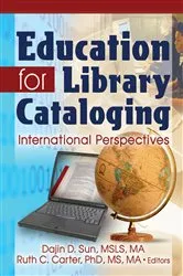 Book cover of Education for Library Cataloging by Unknown
