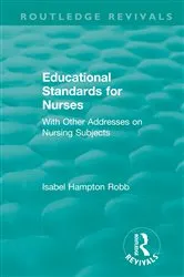 Book cover of Educational Standards for Nurses by Isabel Hampton Robb