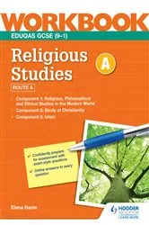 Book cover of Eduqas GCSE (9-1) Religious Studies Route A Workbook by Elena Haste