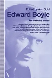Book cover of Edward Boyle by Ann Gold