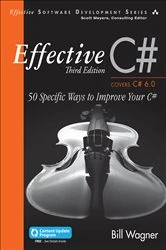Book cover of Effective C# (Covers C# 6.0) (3rd ed.) by Bill Wagner