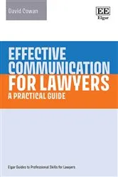 Book cover of Effective Communication for Lawyers by David Cowan