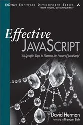 Book cover of Effective JavaScript by David Herman