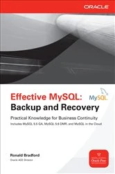 Book cover of Effective MySQL Backup and Recovery by Ronald Bradford