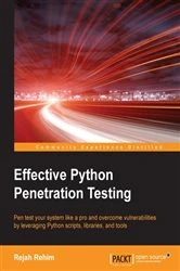 Book cover of Effective Python Penetration Testing by Rejah Rehim
