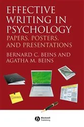 Book cover of Effective Writing in Psychology by Bernard C. Beins