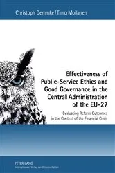 Book cover of Effectiveness of Public-Service Ethics and Good Governance in the Central Administration of the EU-27 by Unknown