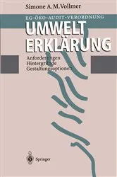 Book cover of EG-Öko-Audit-Verordnung Umwelterklärung by Simone A.M. Vollmer