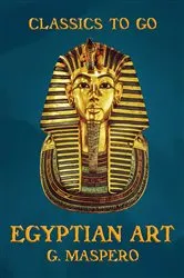 Book cover of Egyptian Art by Maspero