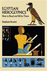 Book cover of Egyptian Hieroglyphics by Stephane Rossini