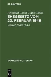 Book cover of Ehegesetz vom 20. Februar 1946 by Unknown
