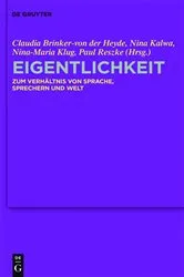 Book cover of Eigentlichkeit by Claudia Brinker-von der Heyde
