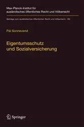 Book cover of Eigentumsschutz und Sozialversicherung by Pál Sonnevend